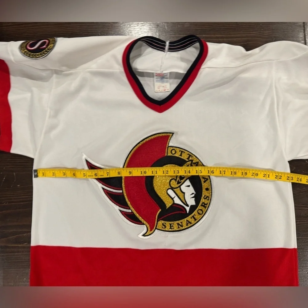 Vtg CCM Maska Ottawa Senators NHL Hockey Jersey - Picture 8 of 9